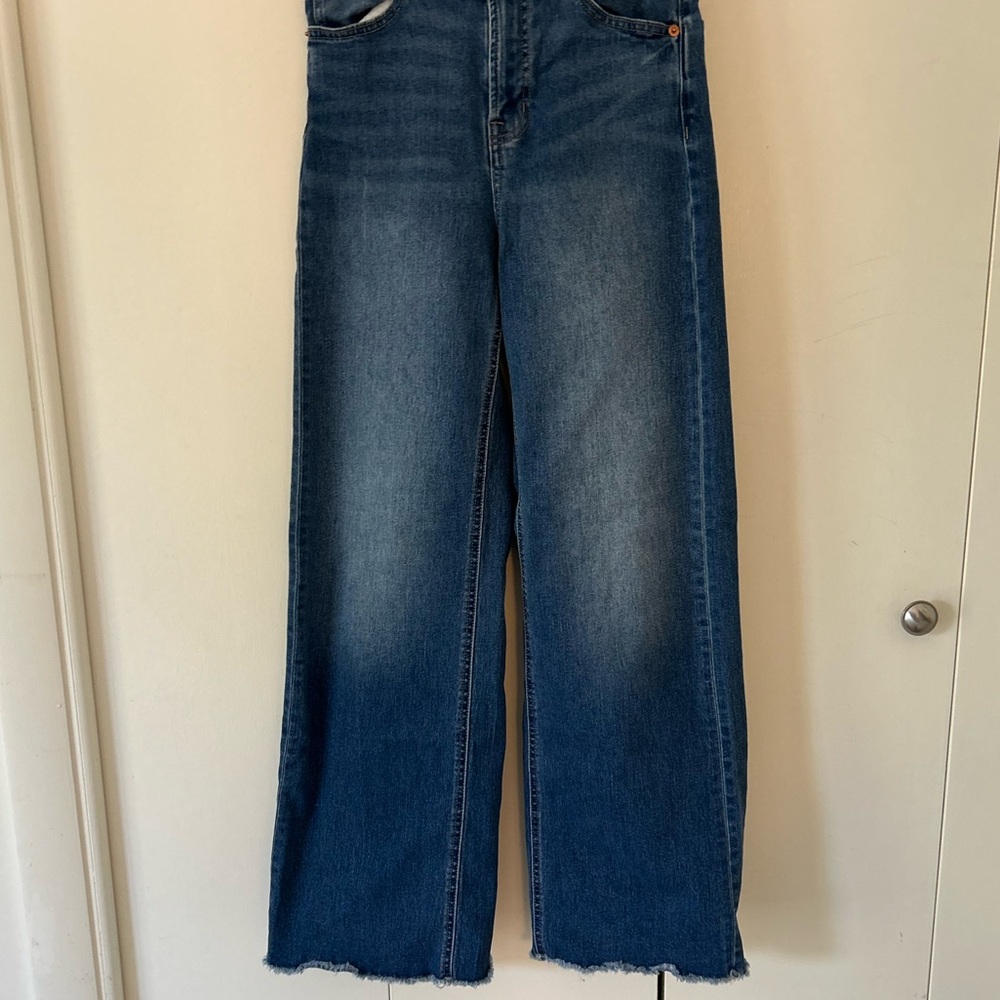GAP high waist wide leg jeans pockets 4/27 - Picture 3 of 9